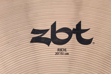 Load image into Gallery viewer, Zildjian ZBT 20 Inch Ride Cymbal 20&quot; Ride Drum Cymbal ZBT20R