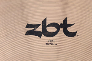 Zildjian ZBT 20 Inch Ride Cymbal 20" Ride Drum Cymbal ZBT20R