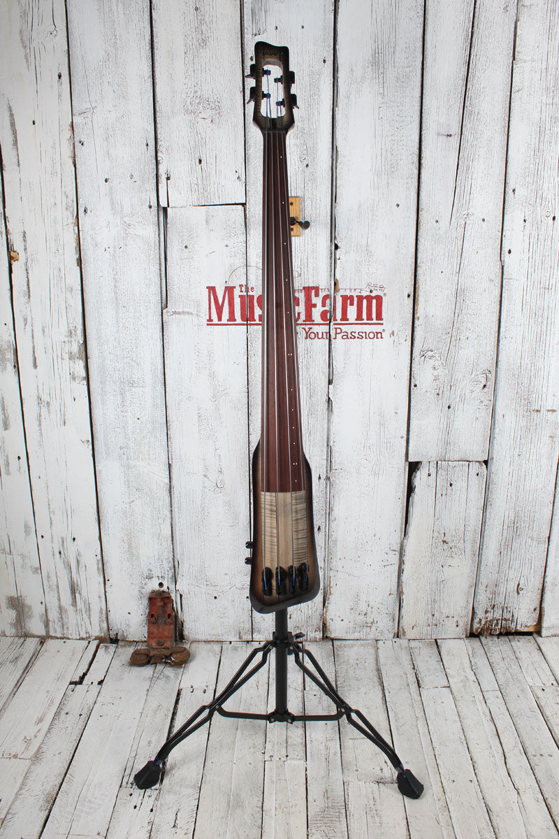 Ibanez UB804 Upright Bass 4 String Electric Bass Guitar with Gig Bag and Stand