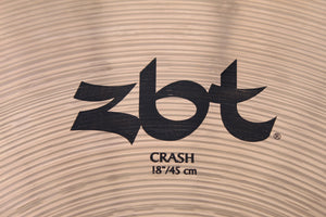 Zildjian ZBT 18 Inch Crash Cymbal 18" Crash Ride Drum Cymbal ZBT18C