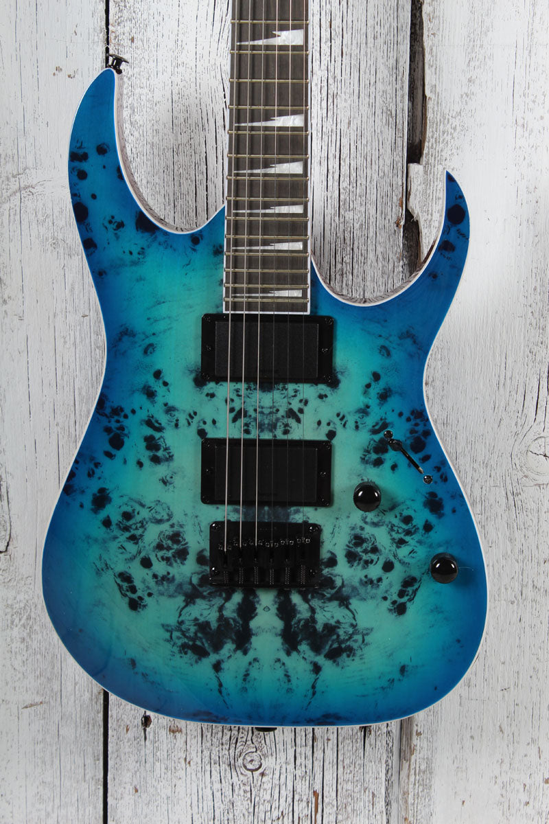 Ibanez GIO GRGR221PA Solid Body Electric Guitar Aqua Burst Finish Main image