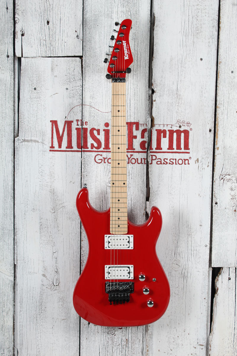 Kramer Pacer Classic Solid Body Electric Guitar Scarlet Red Metallic Finish Secondary image