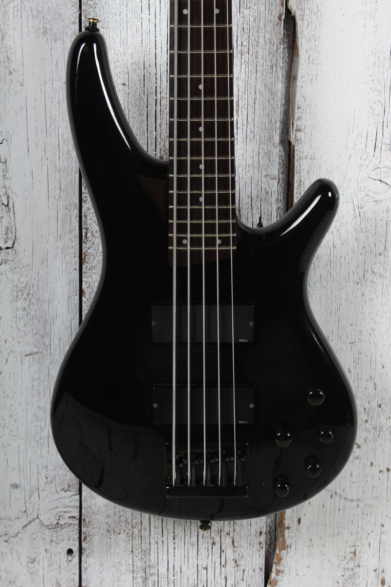 Ibanez 2000 SR405 Bass 5 String Electric Bass Guitar Black Finish Main image