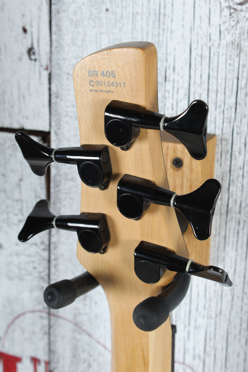 Ibanez 2000 SR405 Bass 5 String Electric Bass Guitar Black Finish