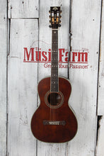 Load image into Gallery viewer, Washburn R310K Victorian Parlor Acoustic Guitar Natural Antique Matte w Gig Bag