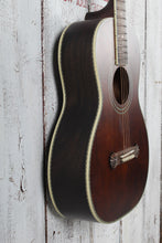Load image into Gallery viewer, Washburn R310K Victorian Parlor Acoustic Guitar Natural Antique Matte w Gig Bag
