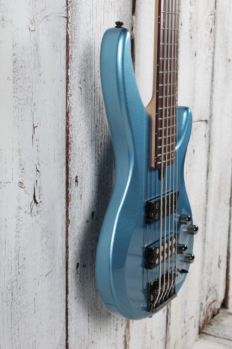 Yamaha TRBX305 5 String Electric Bass Guitar w EQ Active Circuitry Factory Blue