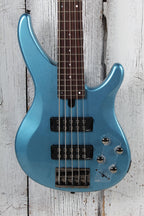 Yamaha TRBX305 5 String Electric Bass Guitar w EQ Active Circuitry Factory Blue