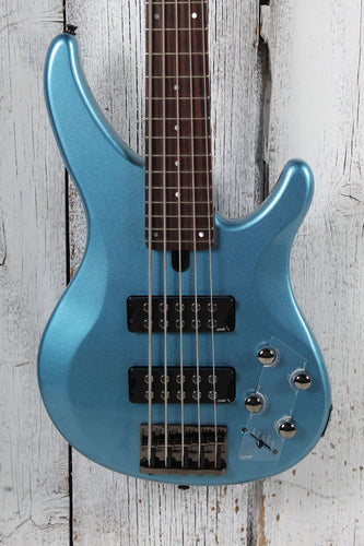 Yamaha TRBX305 5 String Electric Bass Guitar w EQ Active Circuitry Factory Blue