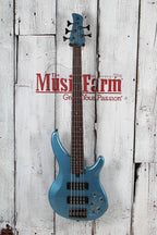 Yamaha TRBX305 5 String Electric Bass Guitar w EQ Active Circuitry Factory Blue