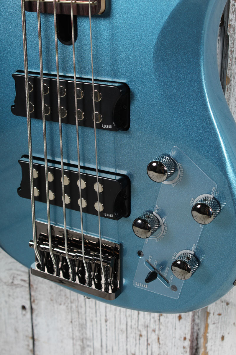 Yamaha TRBX305 5 String Electric Bass Guitar w EQ Active Circuitry Factory Blue
