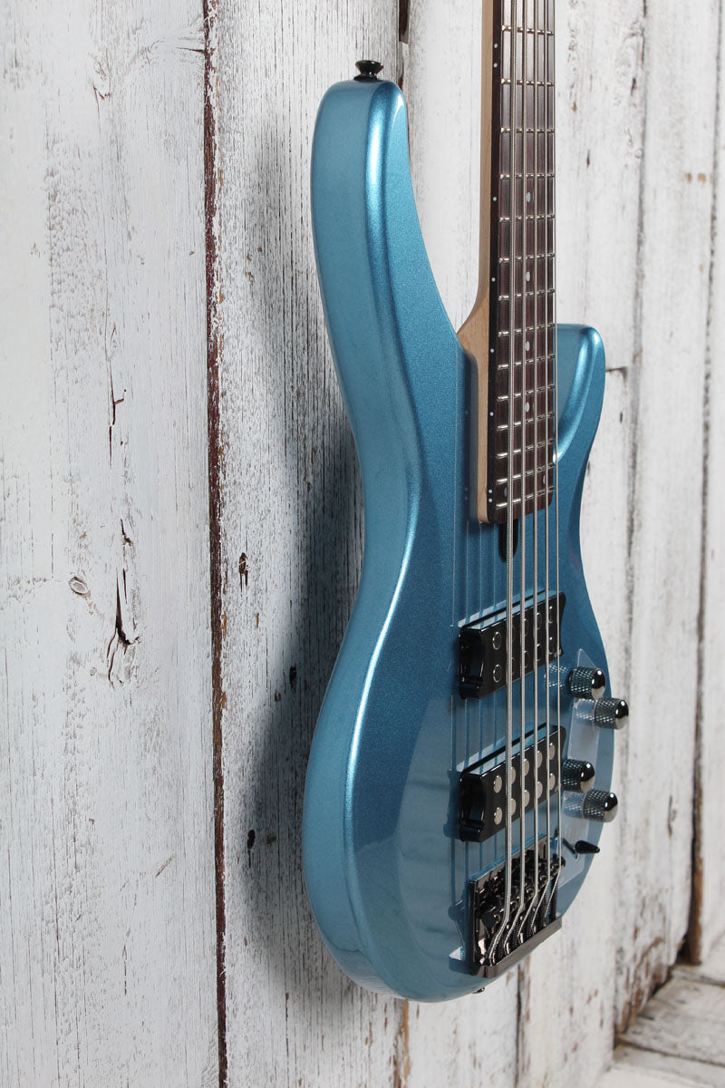 Yamaha TRBX305 5 String Electric Bass Guitar w EQ Active Circuitry Factory Blue