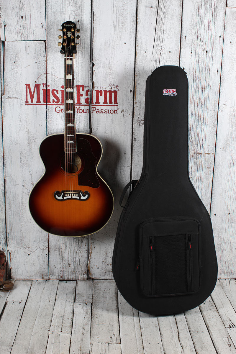 Epiphone EJ200/VS Super Jumbo Acoustic Electric Guitar Made in Korea w Gig Bag Secondary image