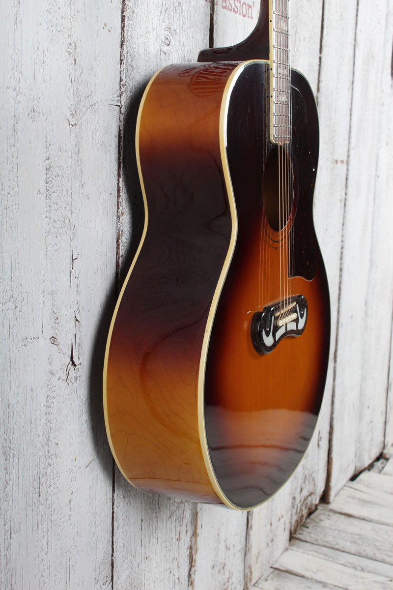 Epiphone EJ200/VS Super Jumbo Acoustic Electric Guitar Made in Korea w Gig Bag