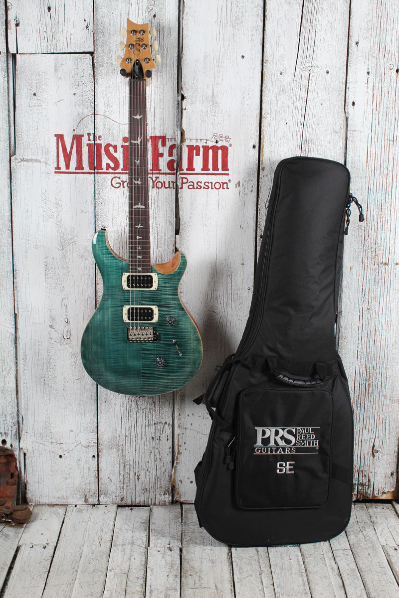 PRS Paul Reed Smith SE Custom 24 Electric Guitar Slate Blue Finish with Gig Bag