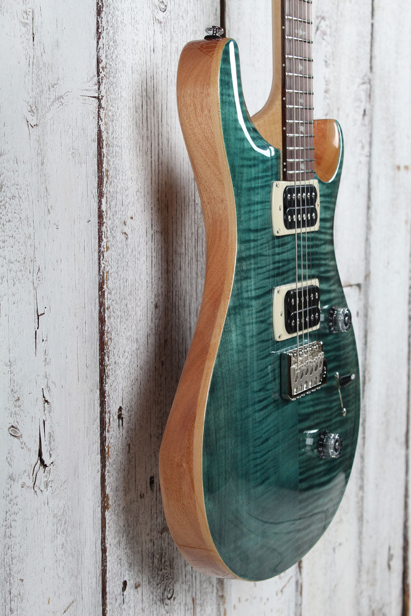 PRS Paul Reed Smith SE Custom 24 Electric Guitar Slate Blue Finish with Gig Bag