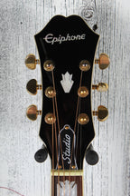 Epiphone J-200 EC Studio Jumbo Body Acoustic Electric Guitar Black Finish