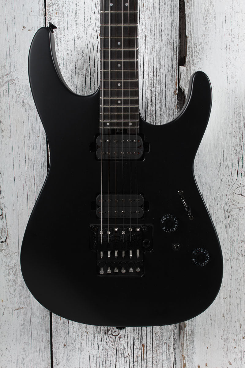 Charvel Pro-Mod Plus Dinky DK24 HH FR EB Electric Guitar Satin Black w Gig Bag Main image