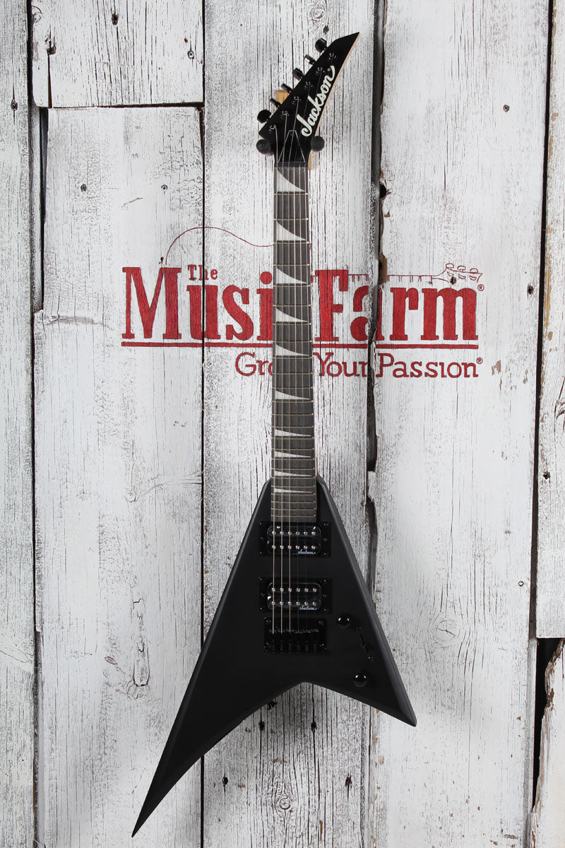 Jackson JS1X RR Minion Rhoads V Electric Guitar Satin Black Secondary image