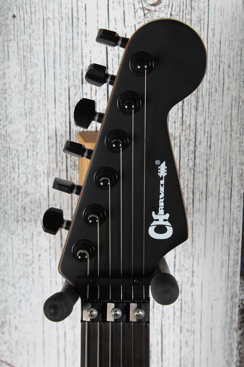 Charvel Pro-Mod Plus Dinky DK24 HH FR EB Electric Guitar Satin Black w Gig Bag