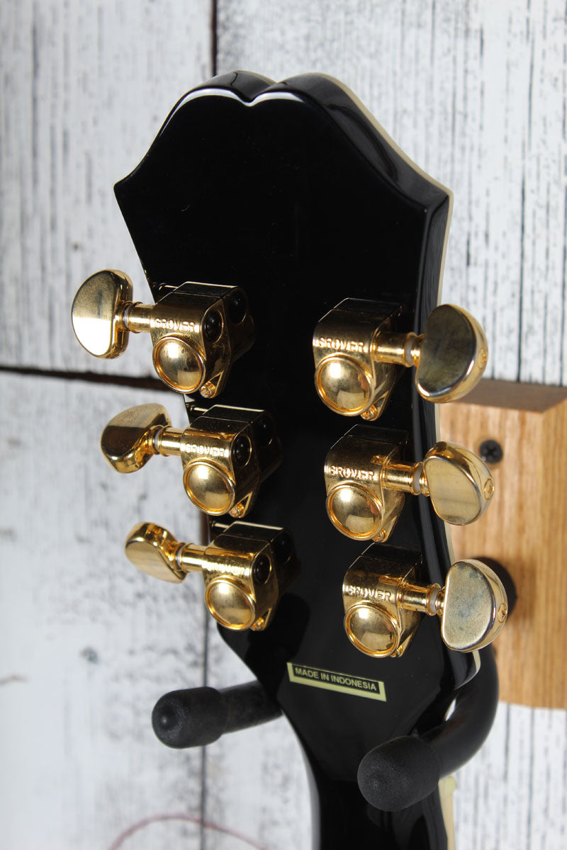 Epiphone J-200 EC Studio Jumbo Body Acoustic Electric Guitar Black Finish