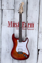 Load image into Gallery viewer, Washburn SFDSB Sonamaster Deluxe Electric Guitar Flame Maple Top Sunburst Finish