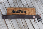Thalia Gibson Dark Chocolate Guitar Leather Strap