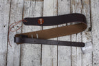 Thalia Gibson Dark Chocolate Guitar Leather Strap