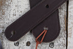 Thalia Gibson Dark Chocolate Guitar Leather Strap