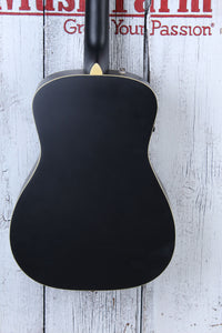 Fender Joe Strummer Campfire Acoustic Electric Guitar Matte Black with Gig Bag