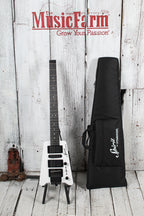 Steinberger Spirit GT-PRO Deluxe Electric Guitar Outfit White Finish with Gig Bag