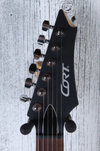 Cort X100 Double Cutaway Electric Guitar Open Pore Black Cherry Burst