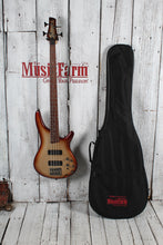 Load image into Gallery viewer, Ibanez SR300E 4 String Electric Bass Guitar Charred Champagne Burst with Gig Bag