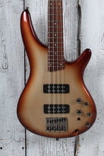 Load image into Gallery viewer, Ibanez SR300E 4 String Electric Bass Guitar Charred Champagne Burst with Gig Bag