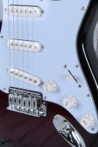 Oscar Schmidt OS-300 Double Cut Solid Body Electric Guitar Purple Sunburst