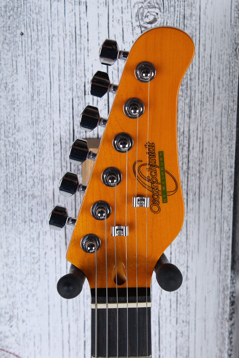 Oscar Schmidt OS-300 Double Cut Solid Body Electric Guitar Purple Sunburst