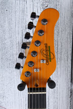 Oscar Schmidt OS-300 Double Cut Solid Body Electric Guitar Purple Sunburst