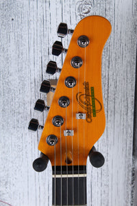Oscar Schmidt OS-300 Double Cut Solid Body Electric Guitar Purple Sunburst