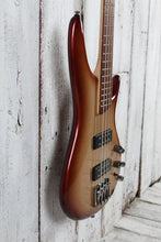 Load image into Gallery viewer, Ibanez SR300E 4 String Electric Bass Guitar Charred Champagne Burst with Gig Bag