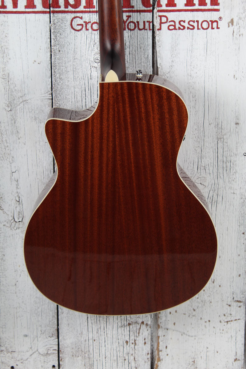 Fender California Deluxe Newporter CE Acoustic Electric Guitar Sienna Sunburst