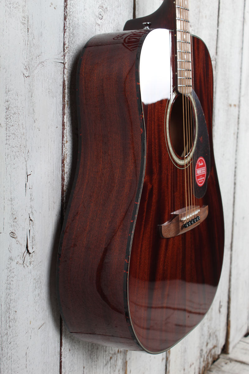 Fender California Deluxe Redondo Acoustic Guitar Natural Finish