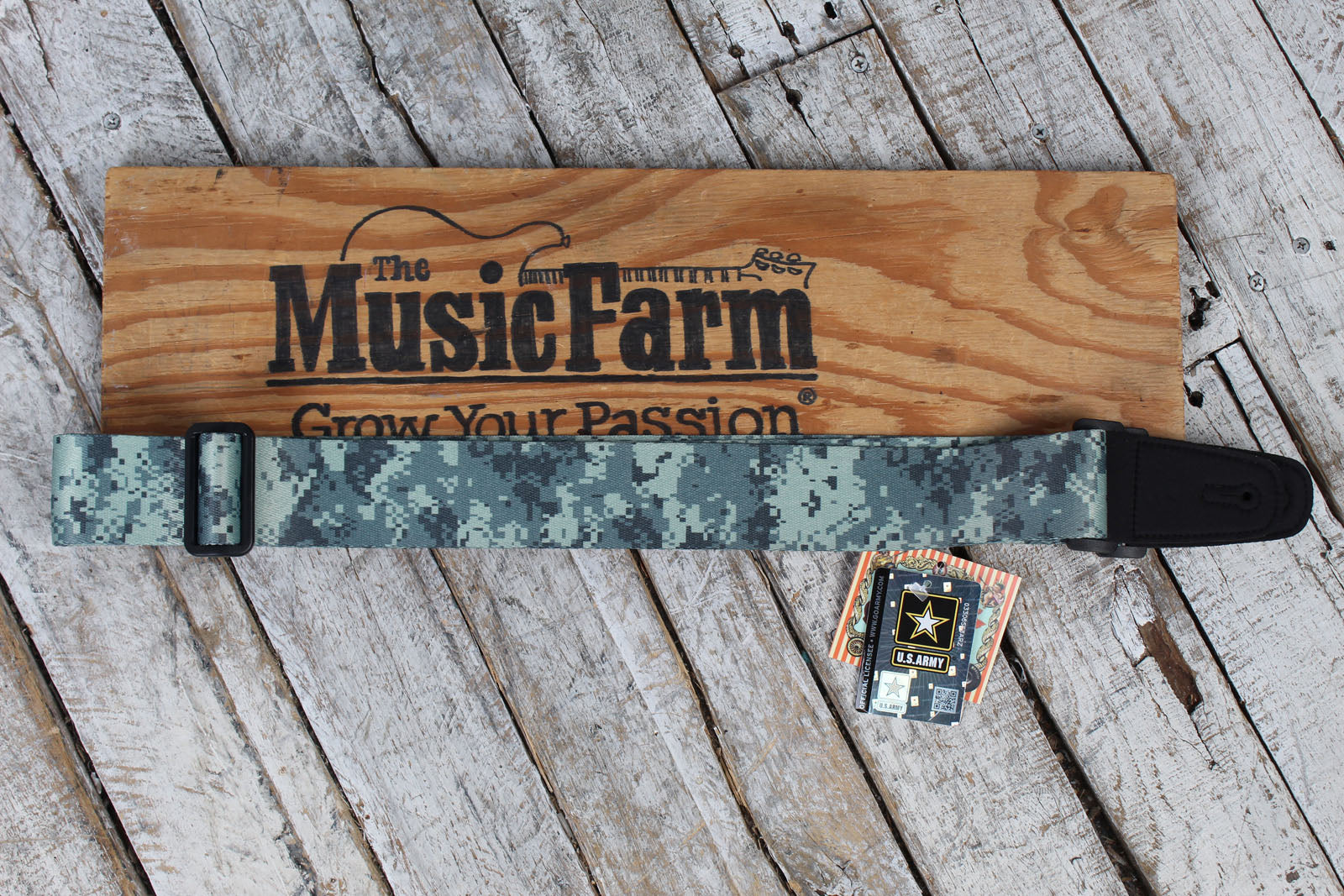 Henry Heller Artist Series 2 Inch US Army Sublimation Camo Guitar Strap