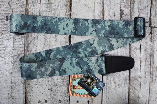 Henry Heller Artist Series 2 Inch US Army Sublimation Camo Guitar Strap