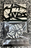 EVHP03  Dunlop EVH White with Black Stripes Guitar Pick Pack - 6 Pack