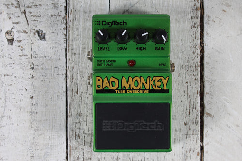 DigiTech Bad Monkey Tube Overdrive Pedal Electric Guitar Overdrive Effects Pedal