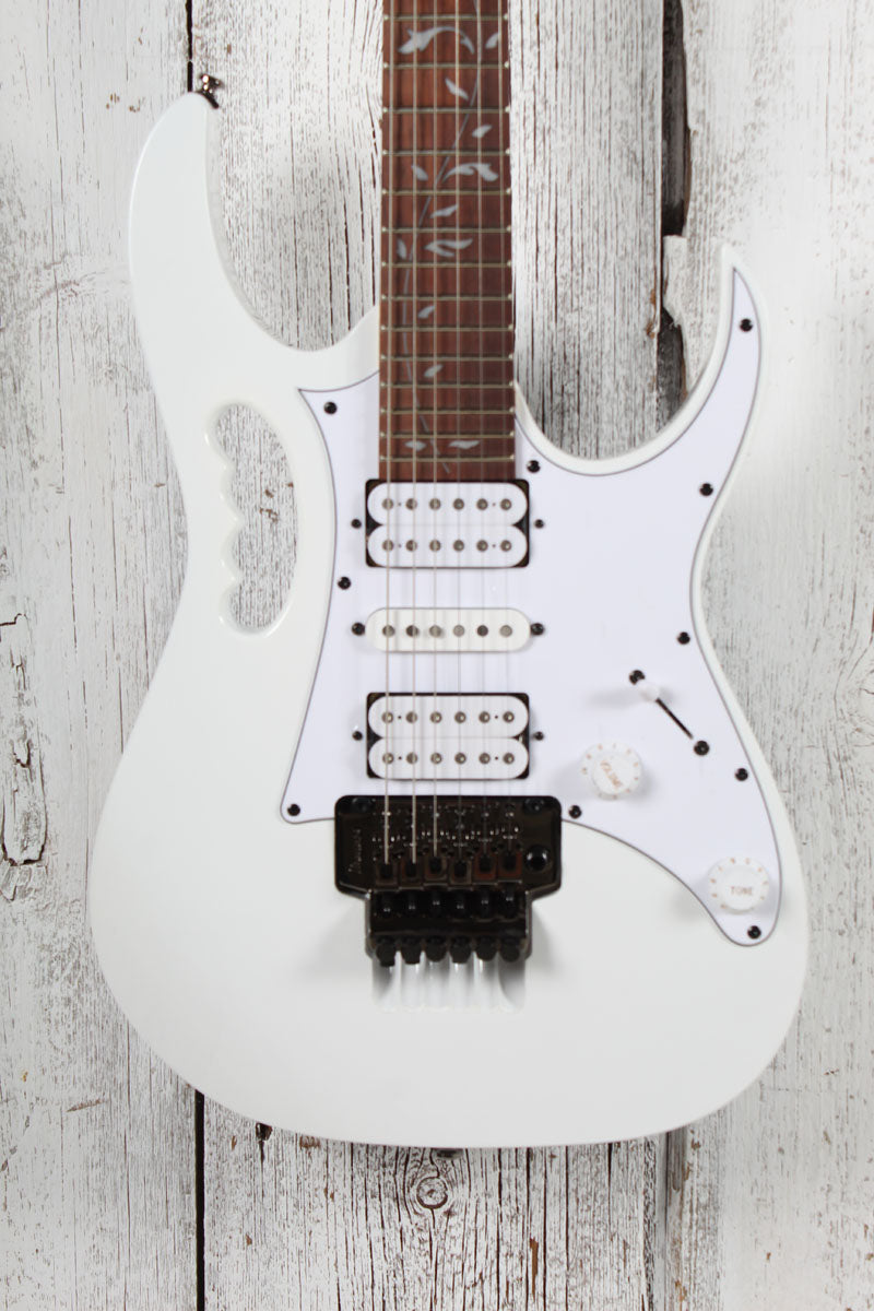 Ibanez Steve Vai Signature JEM JR Electric Guitar Quantum HSH White JEMJRWH