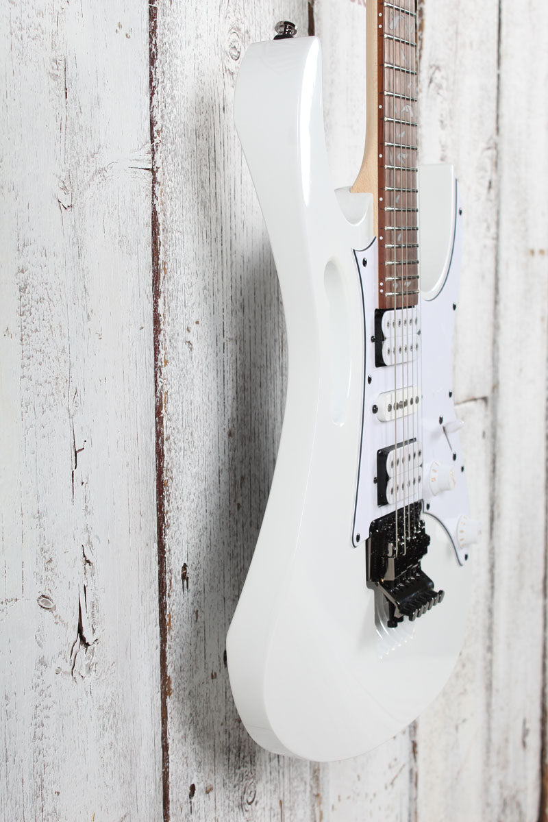 Ibanez Steve Vai Signature JEM JR Electric Guitar Quantum HSH White JEMJRWH