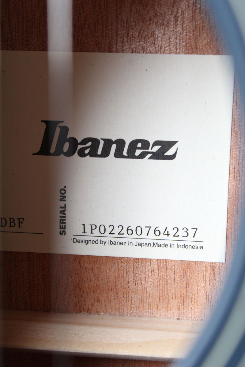Ibanez AE Series AE100 Acoustic Electric Guitar Dark Tide Blue Flat Finish