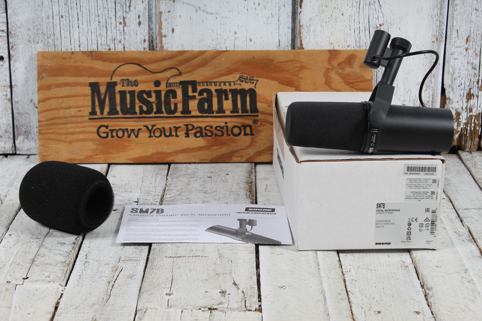 Shure SM7B Microphone Dynamic Cardioid Vocal Microphone Secondary image