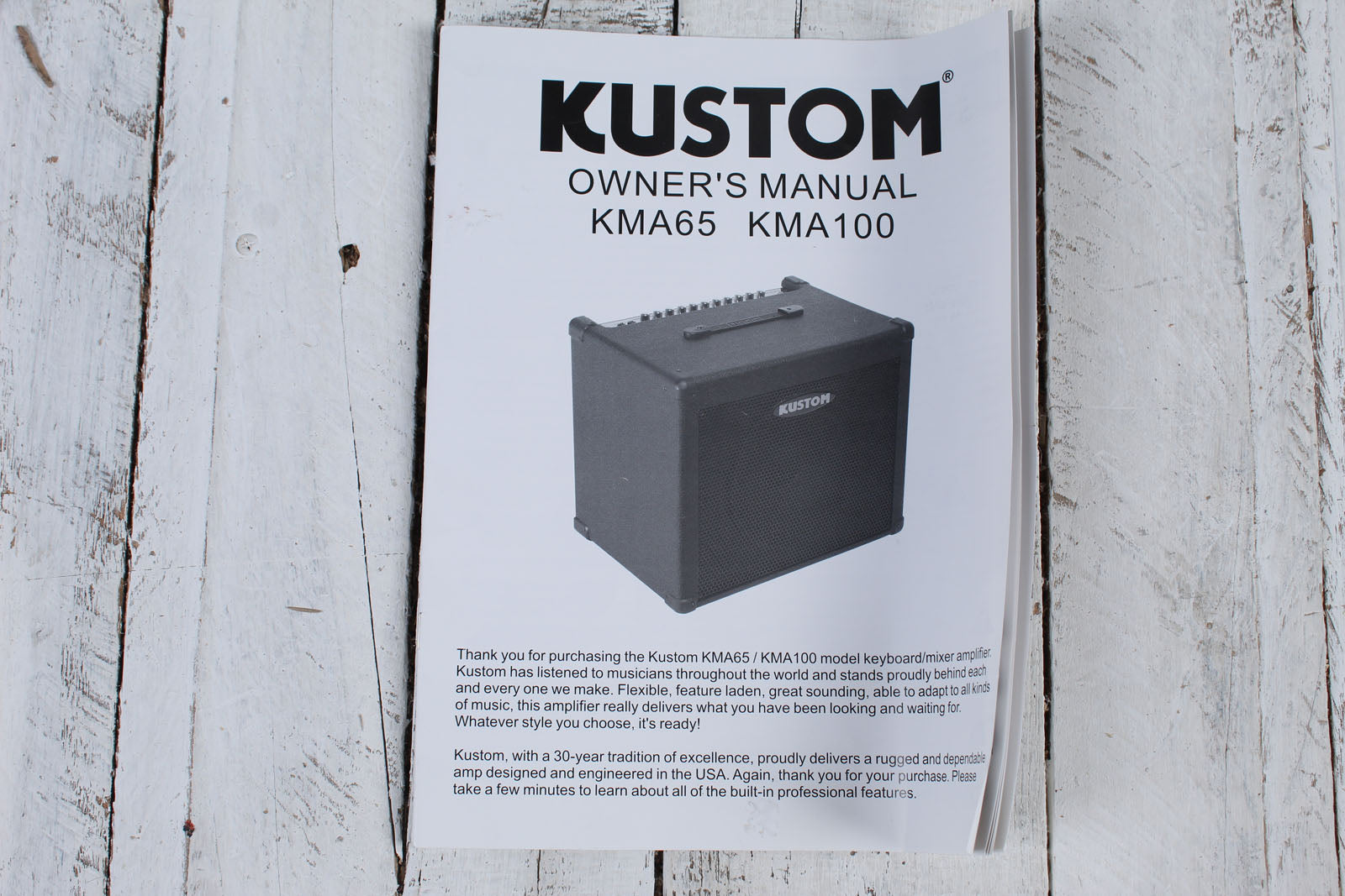 Kustom KMA 65 Keyboard Amplifier 65 Watt 1 x 12 Keyboard / Mixer Amp
